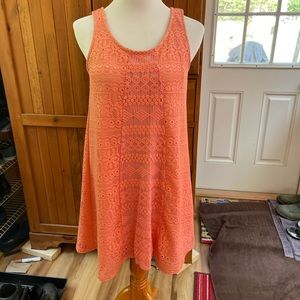 Peachy Orange Day/Beach Dress